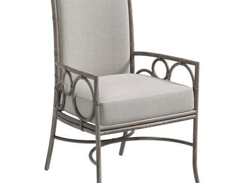  Bakerfurniture布艺扶手椅3d模型 