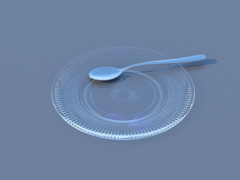  盘子 生活用品 工艺摆件3d模型 