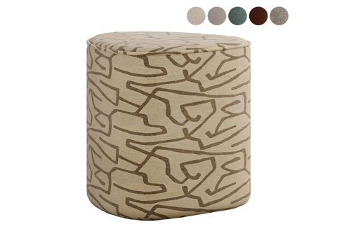  现代沙发凳3d模型 