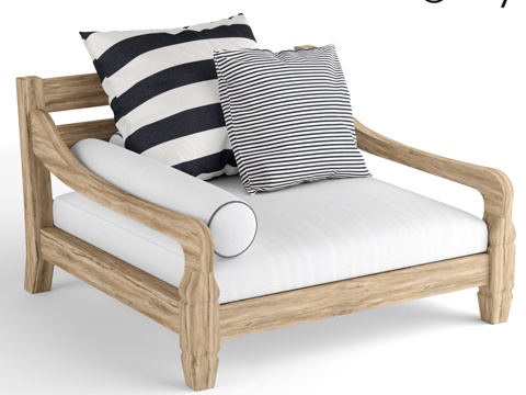  Gervasoni Jeko 01扶手椅3d模型 