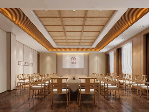  新中式中医馆施工图cad施工图 