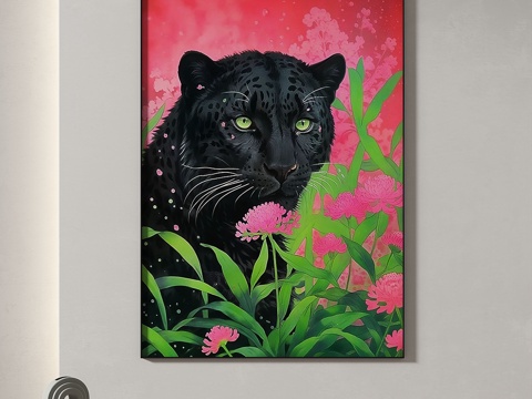  现代，简约，抽象，装饰画3d模型 