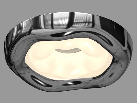  现代简约吸顶灯 吸顶灯 简约吸顶灯 玻璃吸顶灯 灯3d模型 