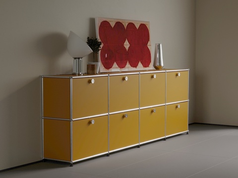  现代边柜玄关柜su模型 