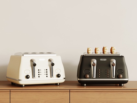  现代面包机3d模型 