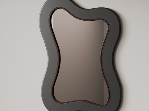  现代意式镜子3d模型 