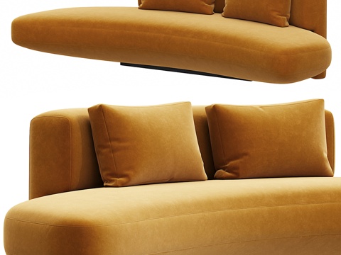  Gallotti&amp;Radice AUDREY沙发3d模型 