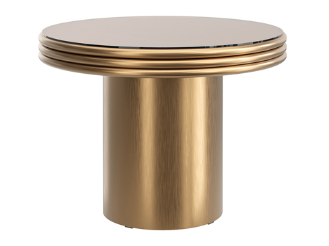  现代简约轻奢茶几 茶几 简约茶几 圆形茶几 客厅茶几3d模型 