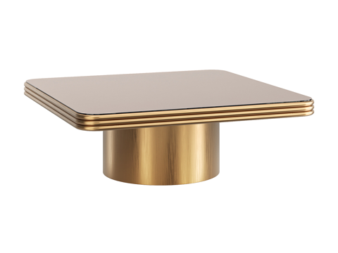  现代简约轻奢茶几 茶几 简约茶几 方形茶几 客厅茶几3d模型 