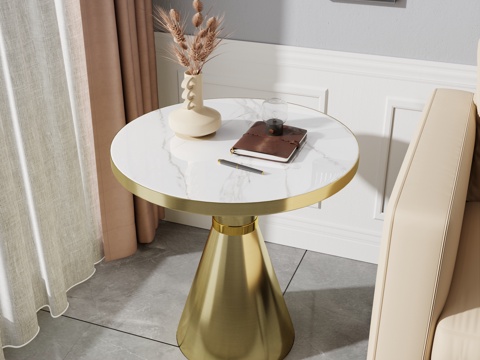  现代边几 角几 置物架 装饰品3d模型 