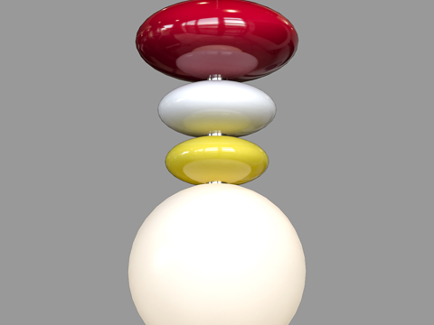  现代简约吊灯 吊灯 简约吊灯 餐厅吊灯 客厅吊灯 玻璃吊灯3d模型 