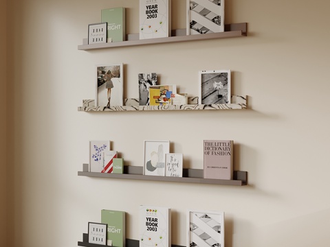  现代书架su模型 