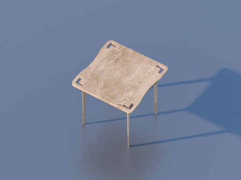  餐桌 方形餐桌 家具3d模型 