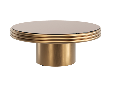  现代简约轻奢茶几 茶几 简约茶几 圆形茶几 客厅茶几3d模型 