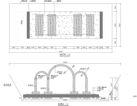 景观桥CADcad施工图