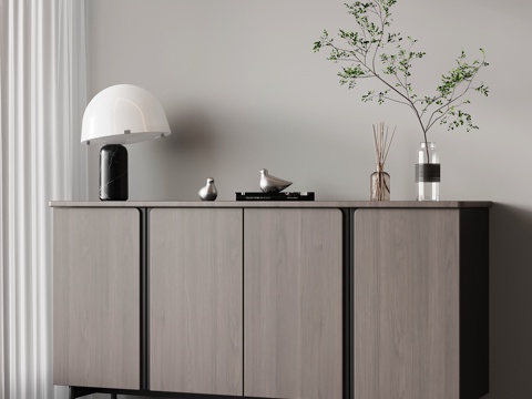  现代意式玄关柜 边柜3d模型 