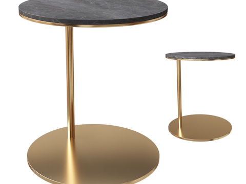  边几角几3d模型 