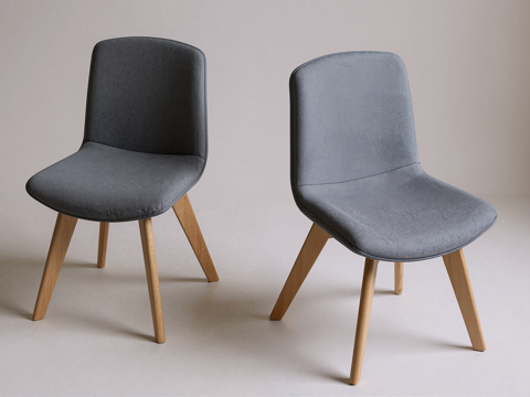 现代休闲单椅su模型