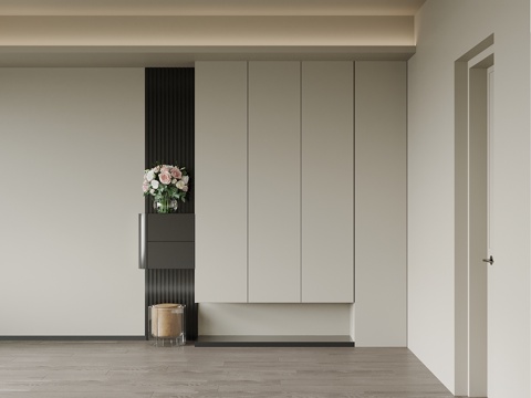  现代玄关su模型 