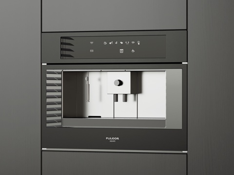 现代入嵌式直饮机 饮水机su模型