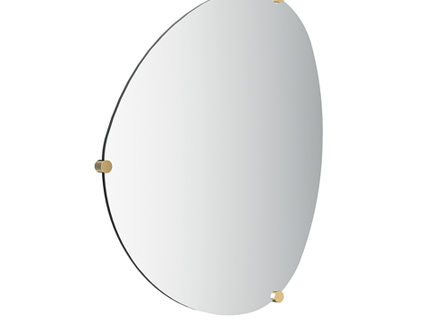  现代简约镜子 镜子 简约镜子 装饰镜子3d模型 