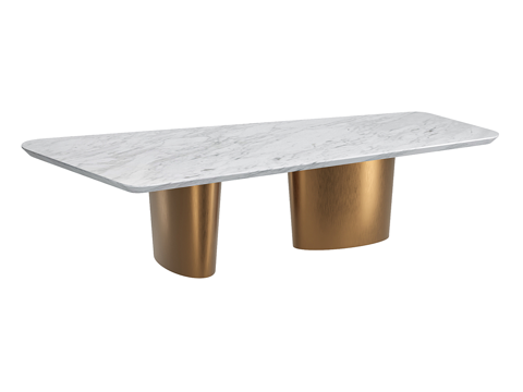  现代简约轻奢餐桌 餐桌 简约餐桌 方形餐桌3d模型 