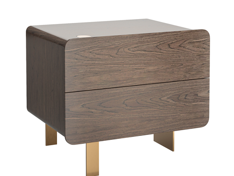  北欧简约床头柜 床头柜 简约床头柜 矮柜 装饰柜3d模型 