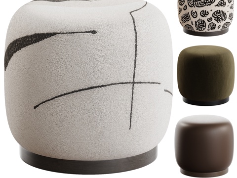  HOUSE NORDIC休闲凳3d模型 