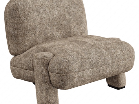  单人沙发3d模型 