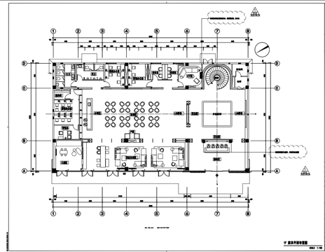  简约售楼部 最新全套施工图 效果图合集cad施工图 