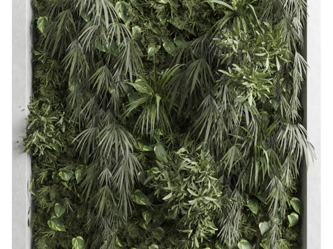  绿墙系列803d模型 