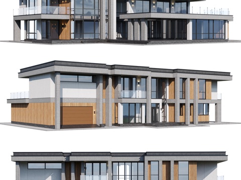  盖蒂住宅3d模型 