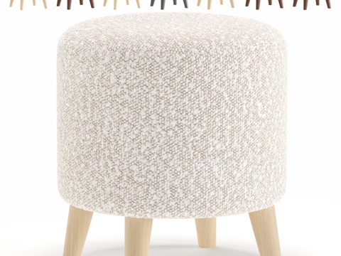  Pouf Plidi divan.ru 八色版 Пуф Пл3d模型 