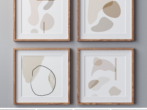  相框套装10173d模型 