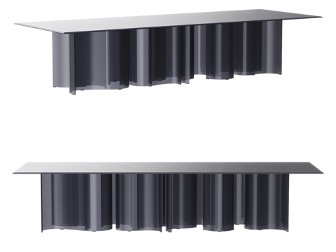  沙发与座椅公司 - 卡瓦利长方形餐桌3d模型 