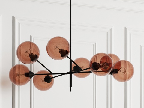  Romatti悬挂式设计师灯具Rida3d模型 