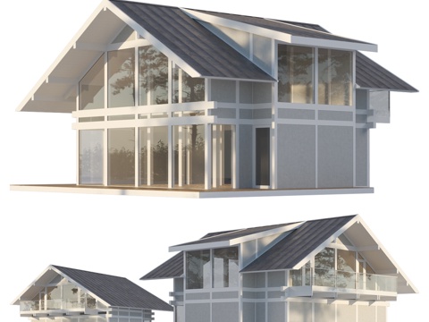  巨型桁架3d模型 