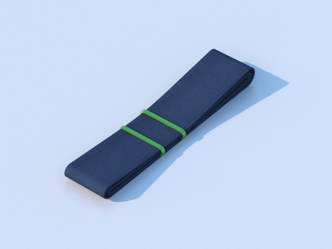  瑜珈带 皮带 小品3d模型3d模型 