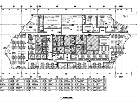  办公室 最新全套施工图 效果图合集cad施工图 