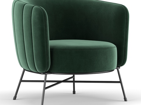  查尔斯顿扶手椅3d模型 