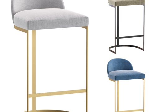  Cazarina Interi亚利桑那吧凳及半高凳3d模型 