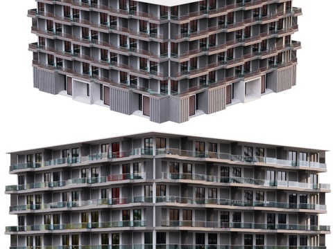  30号住宅楼3d模型 