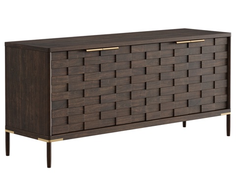  纹理系列抽屉柜3d模型 