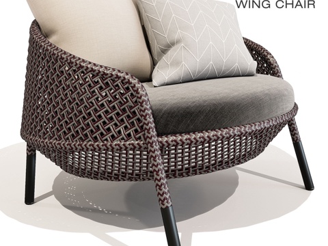  Dedon AHNDA休闲椅3d模型 