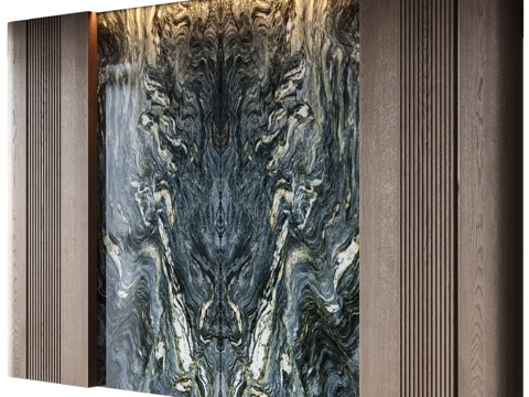  新中式装饰墙 电视背景墙 玄关背景墙 艺术墙013d模型 