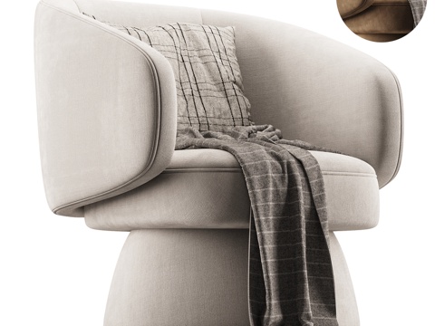  Air旋转椅3d模型 