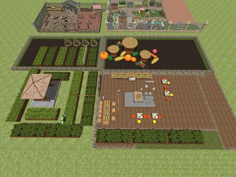  儿童工坊种植园su模型 