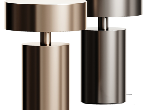  现代Column金属台灯3d模型 