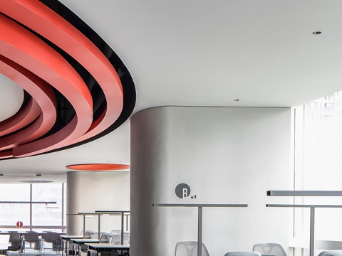  暗黑系办公室 最新全套施工图 效果图合集cad施工图 