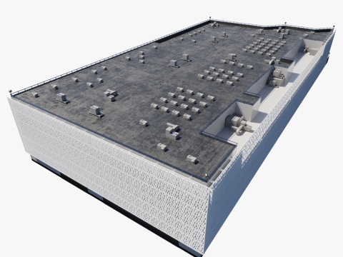  莫斯科汽车制造厂大街23Ак4号建筑3d模型 